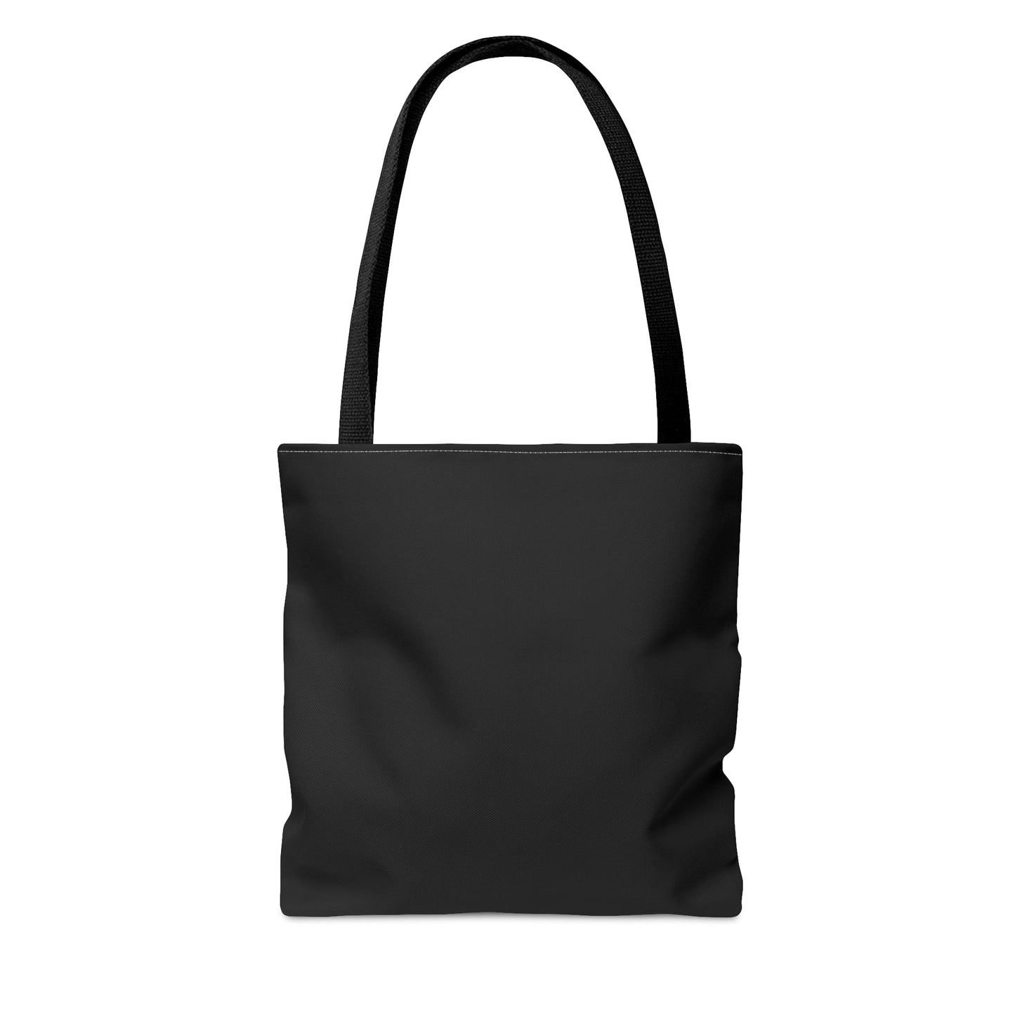 Large Tote Bag Believe White Print